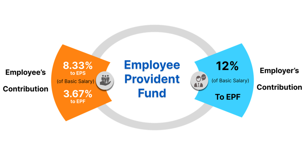 EPF contribution rate in India